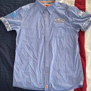 Rolling Papers button down shirt